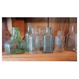 Vintage Glass Bottles-Pharmacy bottles