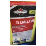 2 Plastic Fuel Cans(blue can full)Diesel&Kerosene