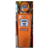 Vintage Gulf Fuel Pump-Gilbarco Calco-meter-repro