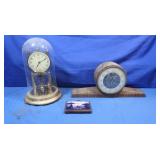Vintage Welby Mantle Clock&Metal Mantle Clock