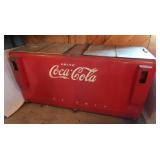 Vintage Coca Cola Metal Cooler-68x26x35"H