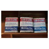 Vintage 3 Lub-O-Lene Oil Cans