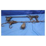 Antique Wrought Iron Meat Scale