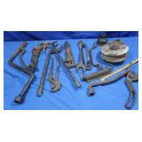 Antique Tools-Excelsior Scale,Pipe Wrenches&more