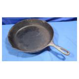 Antique Cast Iron 12" Deep Fry Skillet #10 USA
