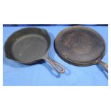 Wagner #6 Skillet, Wagner 10" Griddle