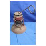 Antique Embury #40 Traffic Gard-Red Glass Hanging