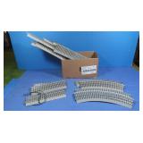 Lionel Fastrack Pieces 10" Straight Pieces&Curved