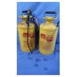 2 - 2 Gallon Steel Chapin Hand Sprayers