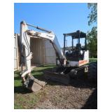 Bobcat 334 Excavator-VIN 5129712263 Gauge Shows