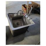2 Stainless Steel Sinks-1 w/Eye Wash Assembly