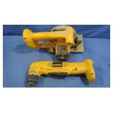 DeWalt 18V 90ï¿½ Drill&Saw No Batteries