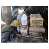 Contents on Pallet-Concrete Mix,Leak Stopper&more