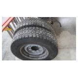 2 Goodyear Wrangler Tires-225/75/R16