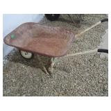 Small Wheelbarrow Steel Bed Plastic Wheel