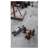 4 Jacks-1-2 1/4 Ton,2 Bottle Jacks,1 Bumber Jack