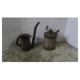 2 Vintage Oil Cans