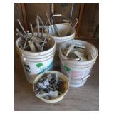 4 Misc Hardware Buckets,All Thread&more