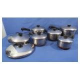 Revereware Pots w/Lids