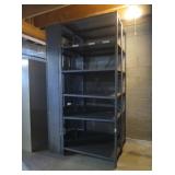 2 Metal Shelf Units,5 Shelves 36x86"&1-Shelf Unit
