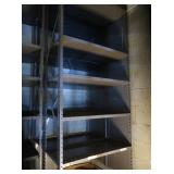 2 Metal Shelf Units,5 Shelves 36x85"