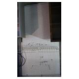 Wall Peg Board incl Hooks&Shelf 4x8