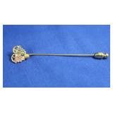 10K Stick Pin Black Hills Gold .8gr