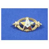 10K Eastern Star Pin  .95gr