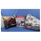 Heated Throw Blanket,Decorative Pillow,Throw