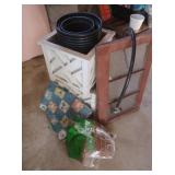 2 Painter Boxes 14x14x14",7 Planting Pots&more
