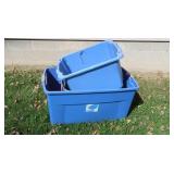 4 Storage Tubs