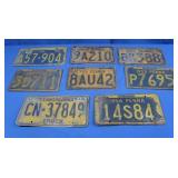 Vintage License Plates