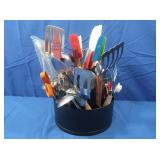 Kitchen Utensils w/Lazy Susan Storage
