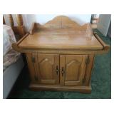 Wood Nightstands,1 Has Damage to Top Finish