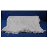 Vintage Chenille Bedspread 90x90" w/Knotted