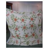 Hand Stitched Quilt 82x84"