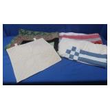 3 Hand Stitched Quilts,1 Unfinished