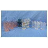 Pink Jeannette Depression Glasses,Misc Drinking
