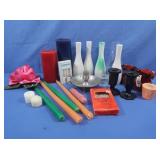 Candles,Vases,Dried Roses &more
