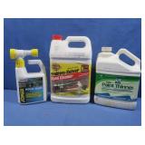 Partial Containers of Wood Cleaner,Paint