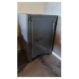 Antique Safe,Painted,w/Combo,Heavy Duty Wheels