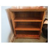 Solid Wood Bookshelf,some Wear on Top 30x12.5x36"