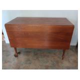 Vintage Drop-Leaf Table,Wood,Some Wear 44x23x30"