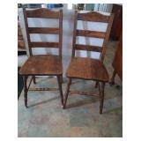 Wooden Chairs 36"h