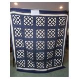 Hand Stitched Quilt 74x68"