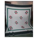 Hand Stitched Quilt 100x88"