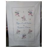 Hand Stitched Quilt 48x64"
