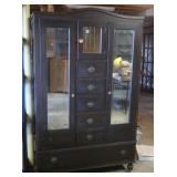 Antique Armour Cabinet,6 Drawers,3 Doors