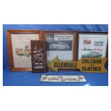Vintage Frames Car Ads,Metal Signs