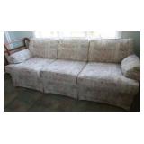 Floral Print Couch 82" Long